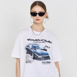 ユースクラブレイシングオーバーフィットTシャツ / Youthclub Racing Over fit T-shirt - 2 color