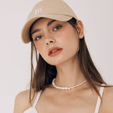 シグネチャーロゴスティッチボールキャップ / SIGNATURE LOGO STITCH BALL CAP (BEIGE)