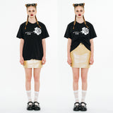 グリッターコーティングスカート / Glitter Coating Skirt [Yellow]