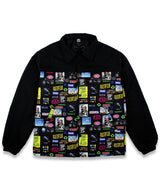 スペースグラフィック_コーチジャケット/ Space_Graphic Coach Jacket BLACK (6613185265782)