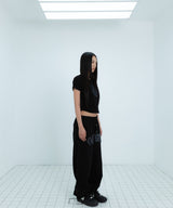 ニューデニムミックスジョガーパンツ / New Denim Mix Jogger Pants (Black)