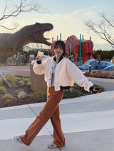 ソフトリィコーデュロイブーツカットパンツ