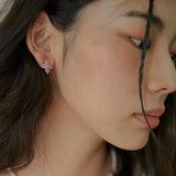 ピンクプルメリアピアス/PINK PLUMERIA EARRING