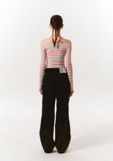 coduroy gradation pt - black