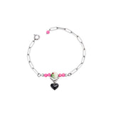NO.238 BRACELET black pink