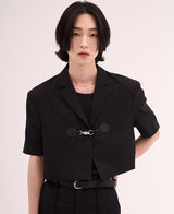 サンダーバックルハーフブレザー / [MADE] Sander Buckle Half Blazer