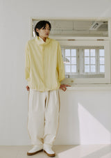 サイドバルーンパンツ / unisex side balloon pants cream