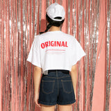 オリジナルクロップTシャツ / TOP(8610) original crop t