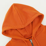 カットポイントパーカー / cut point hood zip-up - ORANGE