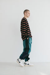 オールドストライプロングスリーブ / BSR2223FWPO029 OLD STRIPE LONG SLEEVE BLACK