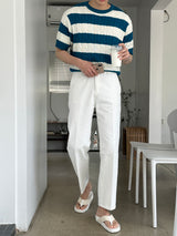 エデンスタンダードフィットデイリーコットンパンツ/Eden Standard Fit Daily Cotton Pants (3 colors)