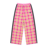COLOR COMBINATION TUCK PANTS [PINK]