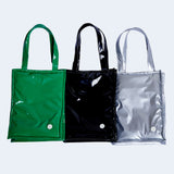 マンゴースクエアショルダーバッグ/DAMP MANGO SQUARE SHOULDER BAG_SILVER