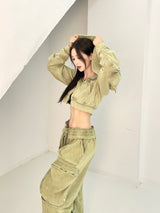 1023. Pigment Washing cargo wide pt (2color)