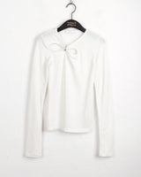 Pepo O-Ring Slit Warmer Long Sleeve T-Shirt