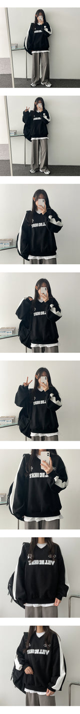 [Fleece] Cyline V-neck sweatshirt