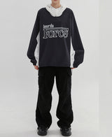 (UNISEX) 起毛VネックフォースMTM