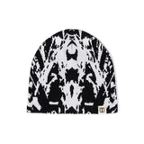 VA Spread Square Jacquard Beanie / White