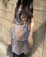 ボヘミアンヒッピーレイヤードドレス / Bohemian hippie layered dress
