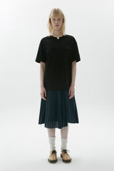 オーバーフィットロゴTシャツ / Over fit logo t-shirt (black)