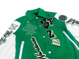 TZWORLDWIDE VARSITY JACKET - LUCKY GREEN