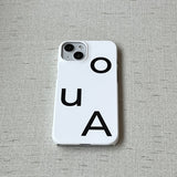 エモーションアイフォンケース/emotion case (white)