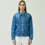 RIVETED 2ND TYPE DENIM JACKET BLUE