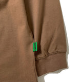 STICKY GHOST LONG SLEEVE T-SHIRT LIGHT BROWN (6612498382966)