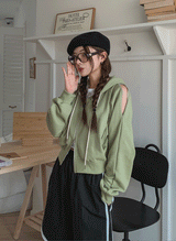 ランショルダースリットフード