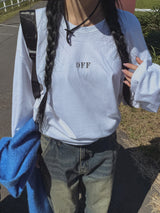 (UNISEX)オンアンドルーズフィットスリット長袖
