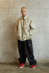 ワイドジャケット/BSR2223FWJK058 CCC WIDE JACKET GRAY BEIGE