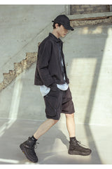 ZIPPER POCKET NYLON SHORT PANTS (6571052466294)