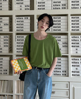 フォーシーズンサマーUネックTシャツ (5 color)