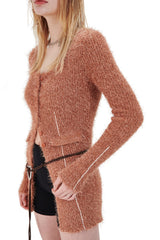 ラインニットカーディガン / LINE KNIT CARDIGAN