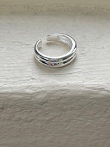 (silver925) Volume open ring
