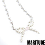 リボンチェーンネックレス / RIBBON CHAIN NECKLACE