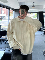 [주문폭주] 2. 레빗 골지 루즈핏 카라 가디건