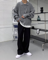 ウォーマーバルーンカラーカーディガン / AZ Warmer Balloon Collar Cardigan (7 colors)