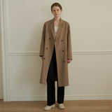 マニッシュダブルロングコート/Mannish double long coat