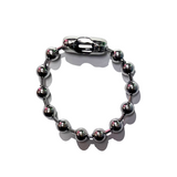[ITZY Ryujin/Wooah Sora/Bad villain Kelly] Simple thick silver ball chain bracelet