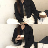 [2way] ダメージカットデニムクロップジャケット