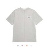 [ILLEDIT] HALF CUTTING T-SHIRT 4COLOR(Copy) (6571343741046)