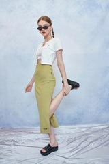 HIDE Tube Top Cardigan (White) (6570969956470)