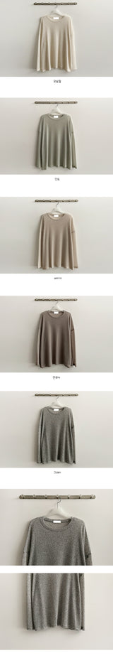 ミルクニット長袖Tシャツ