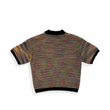 コラボレーショングラディエントニットポロ/Public Culture × Younger Song Collaboration Gradient knit polo