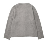 Vネックモヘアウールカーディガン/V-neck mohair wool cardigan_2color
