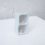 パフィーダブルハートリング マットテクスチャー / puffy double heart ring matt texture.