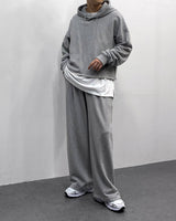 オールインワンプリーツパンツ/FL All-in-One Pleated Pants (4 colors)