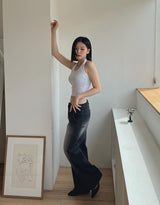 エージェントブラックブルーパンツ/no.1790 Agent Black Blue Pants