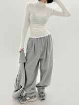 ダートシープブラッシュトレーニングパンツ/Dart sheep brushed training pants (5color)